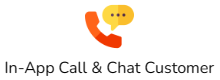 In-App Call & Chat Customer